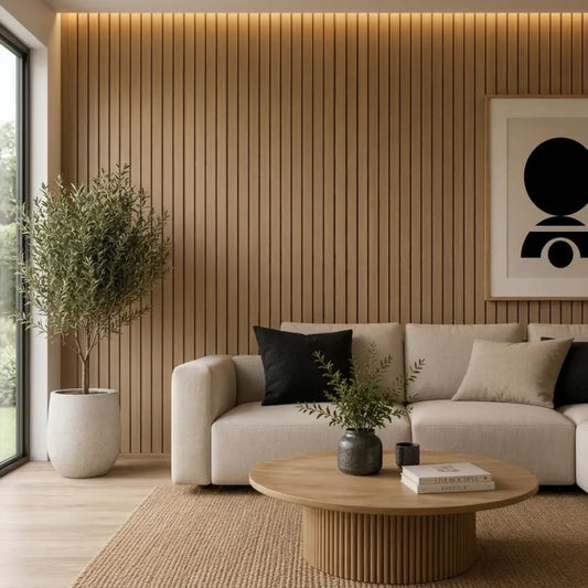 Wall Panel Autoadhesivo Símil Madera 120x300 cm – Panel Varillado 3 mm
