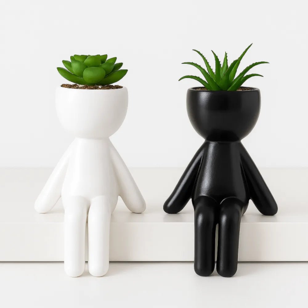 Maceta Decorativa Humanoide (20cm) - VeldorShop