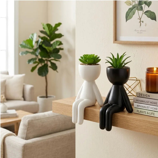 Maceta Decorativa Humanoide (20cm) - VeldorShop