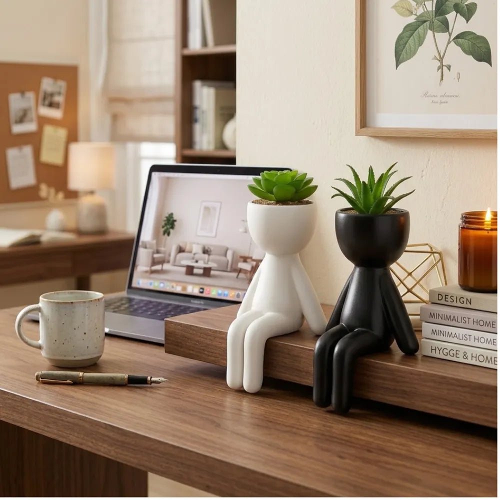 Maceta Decorativa Humanoide (20cm) - VeldorShop