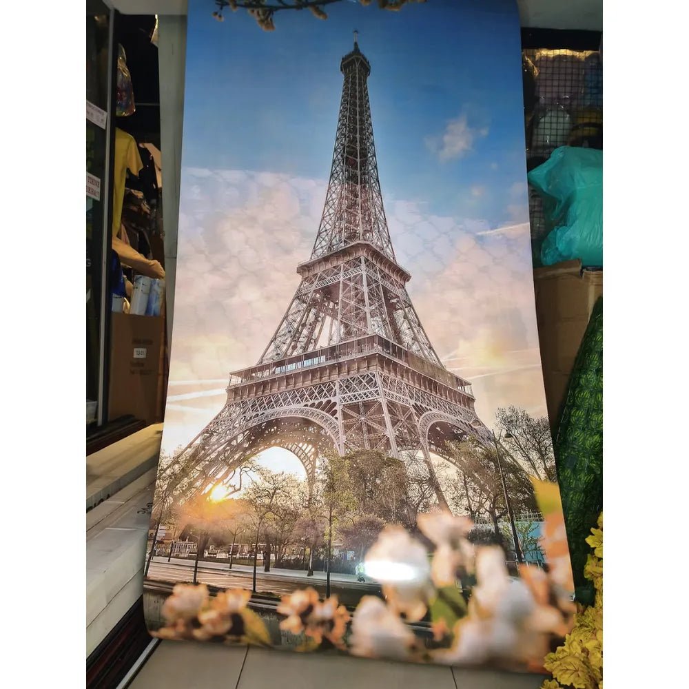 Rollo Autoadhesivo Torre Eiffel 1,2 x 3 m – Vinilo Decorativo para Pared - VeldorShop
